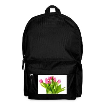 Tulips. Tulips - Backpack - black - Front