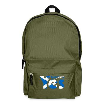 Scottish Independence - Backpack - olive green - Front