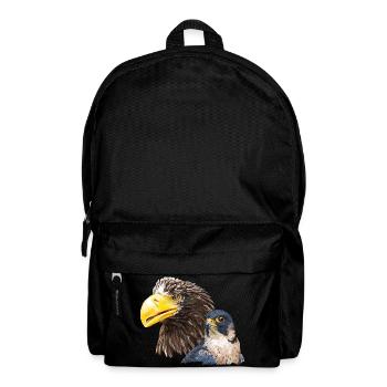 Giant pigargo and peregrine falcon - Backpack - black - Front