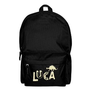Luca Dinosaurier - Rucksack - Schwarz - Vorne
