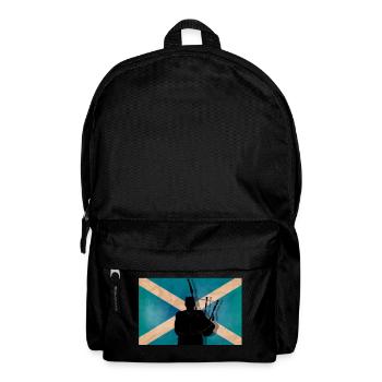 Schottischer Piper - Rucksack - Schwarz - Vorne