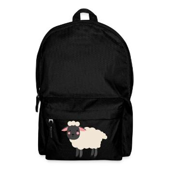 Schaf - Rucksack - Schwarz - Vorne