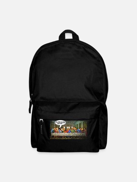 Jesus, the last supper - Backpack - black