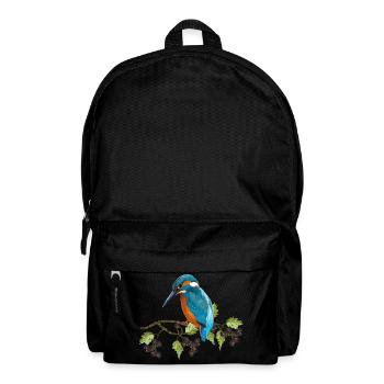 Oiseau Kingfisher - Sac à dos - noir - Devant