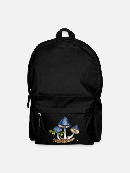 Stahlblauer Rötling - Rucksack - Schwarz
