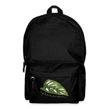 Plantmom Plant Monstera Adansonii Cadeau Nature - Sac à dos - noir - Devant