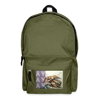 Noble cancer - Backpack - olive green - Front