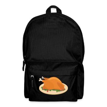 Truthahn - Rucksack - Schwarz - Vorne