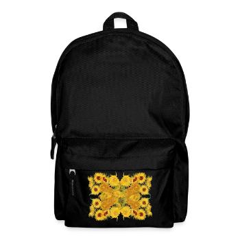 Vincent van Gogh Sonnenblumen Sunflowers Butterfly - Rucksack - Schwarz - Vorne