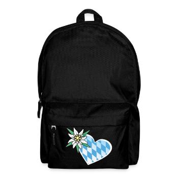 Bayernliebe - Rucksack - Schwarz - Vorne