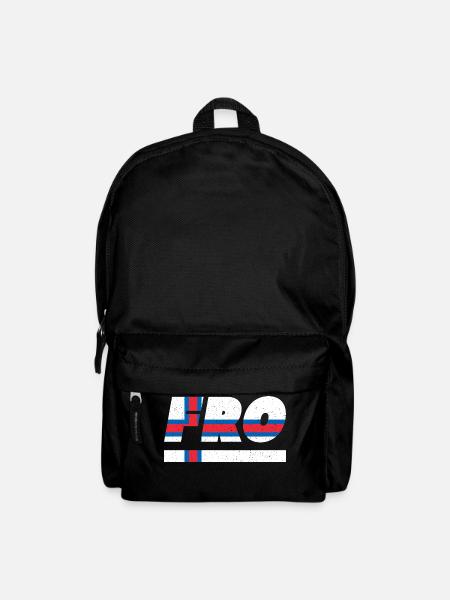 FRO Flag Flag Faroe Islands Scandinavia Gift Idea - Backpack - black