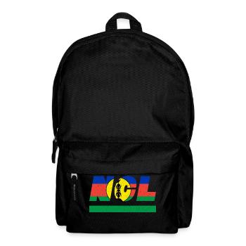 NCL Flagge Fahne Neukaledonien Geschenkidee insel - Rucksack - Schwarz - Vorne