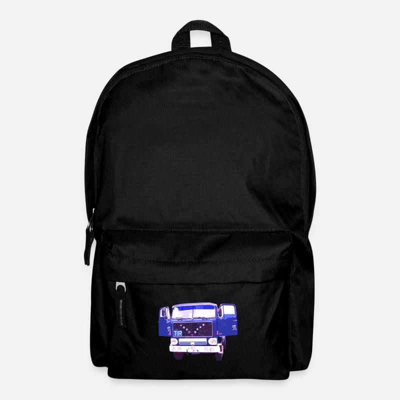 Retro-LKW - Rucksack - Schwarz