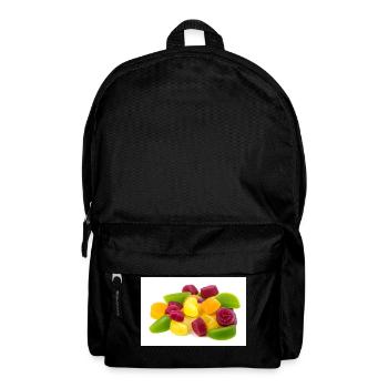 Gummy. Candy. gummy bear. - Backpack - black - Front