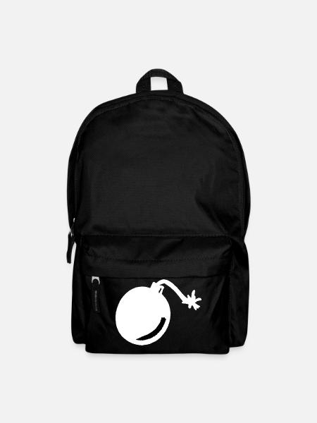 Bomb simple white - Rucksack - Schwarz