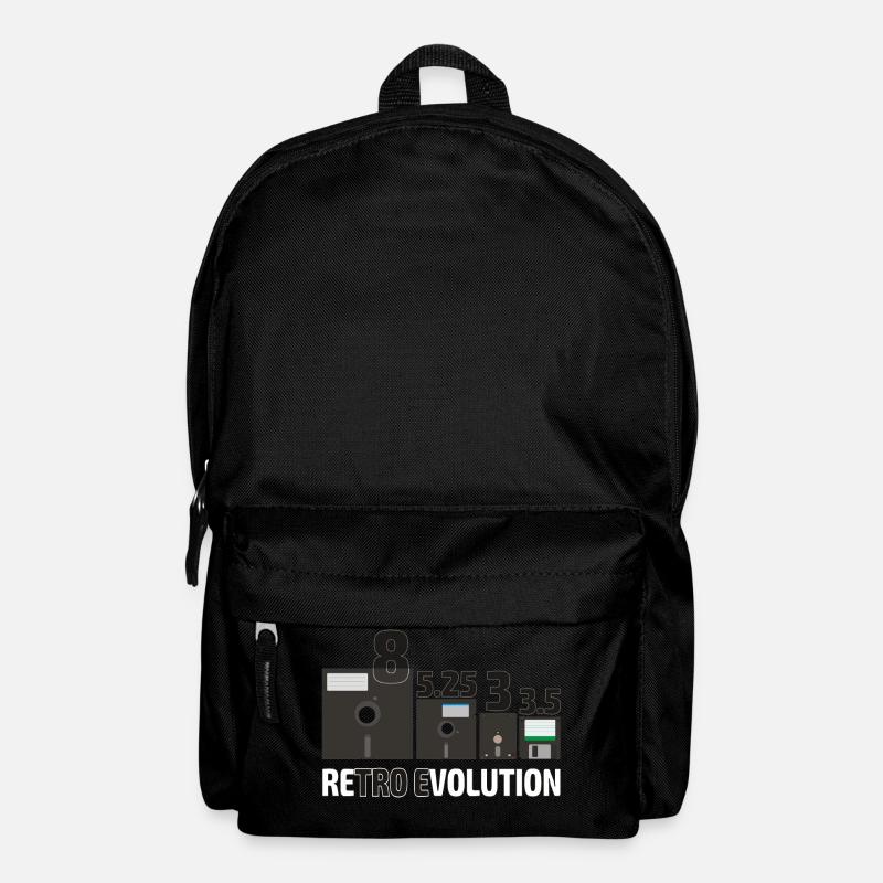 Set der Floppy Disks - Rucksack - Schwarz