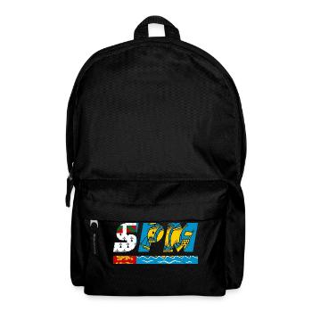 SPM Flagge Fahne Saint Pierre und Miquelon Insel - Rucksack - Schwarz - Vorne