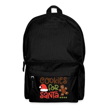 Cookies For Santa - Backpack - black - Front