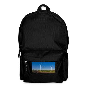 Windmühle - Rucksack - Schwarz - Vorne