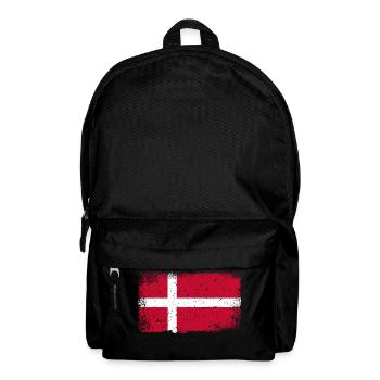 Drapeau danemark - Sac à dos - noir - Devant
