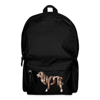 Australian Shepherd Aussie silhouette - Backpack - black - Front