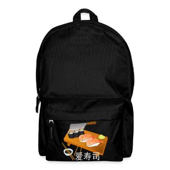 I love sushi - Backpack - black - Front