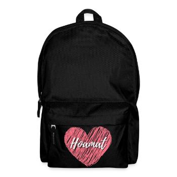 servus, dere, bayern, handschrift, bayer, bavaria, - Rucksack - Schwarz - Vorne