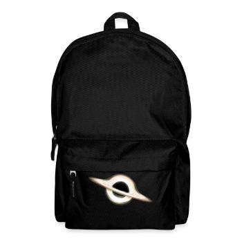 Trou noir - Horizon de l’événement - Sac à dos - noir - Devant