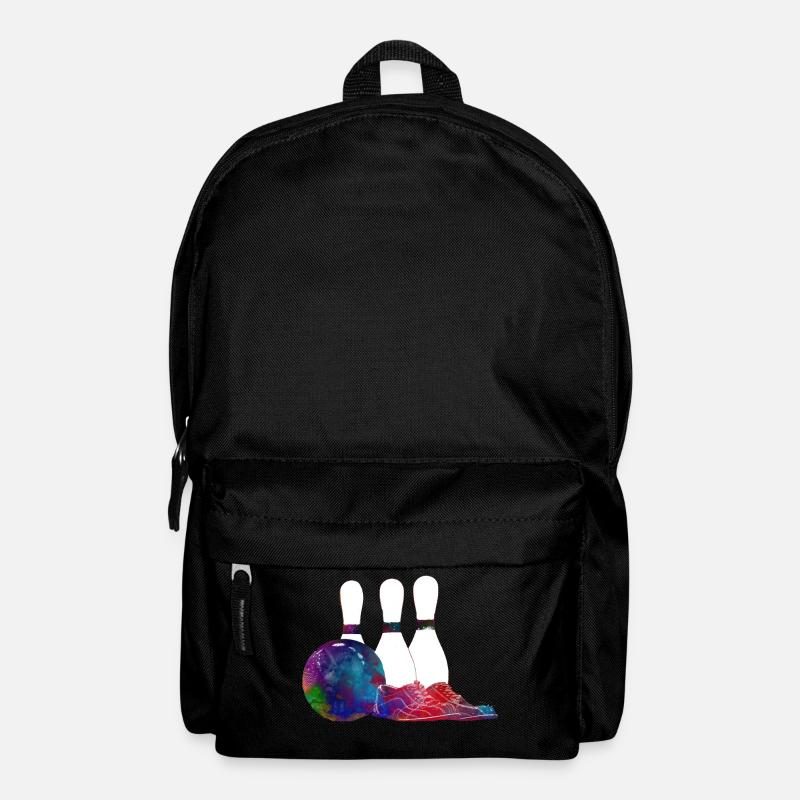 Bowling Sportkunst #bowling #sport - Rucksack - Schwarz