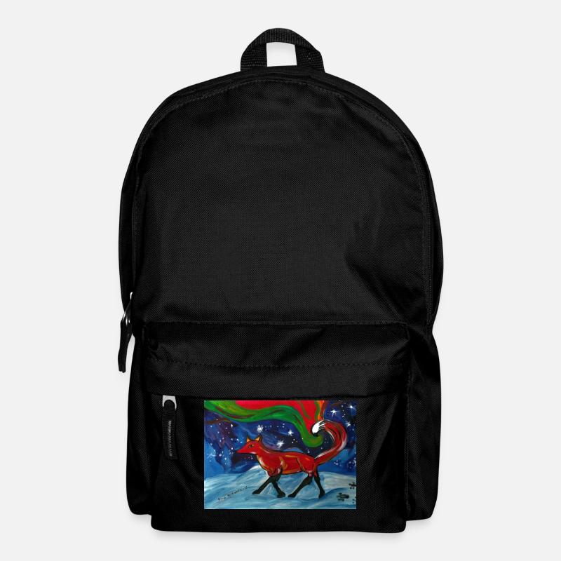 Naissance des lumières Légende du renard de feu - Sac à dos - noir