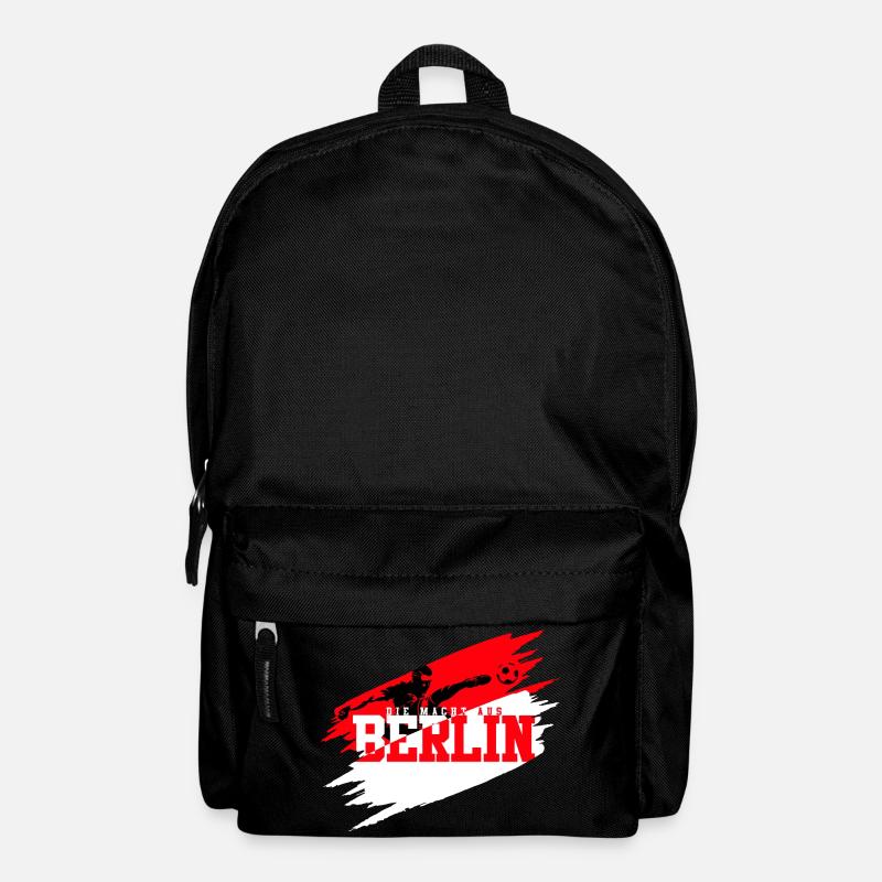 Fußball Berlin - Rucksack - Schwarz