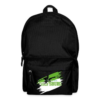 Grün Weiß Wolfsburg Fussball - Rucksack - Schwarz - Vorne