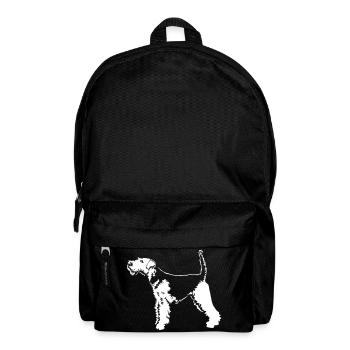 Welsh Terrier « Black Edition » - Sac à dos - noir - Devant