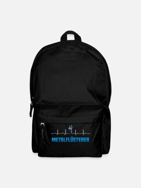 Dreher Zerspanungsmechaniker Herzschlag - Rucksack - Schwarz