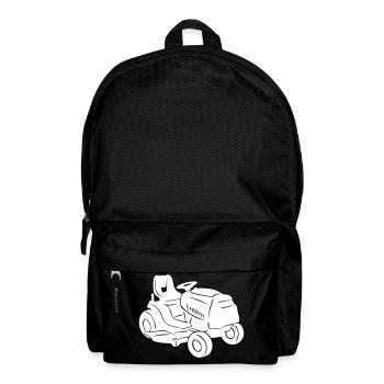Jardinage faucheuse Jardinier pelouse Vector - Sac à dos - noir - Devant