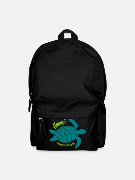Schildkröte Hawaii Paradise Islands - Rucksack - Schwarz
