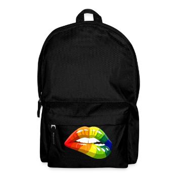 Pride Lips - Rucksack - Schwarz - Vorne