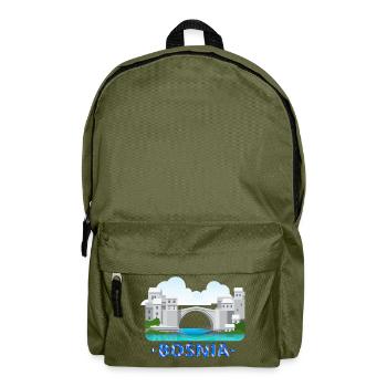 Bosnia - Backpack - olive green - Front