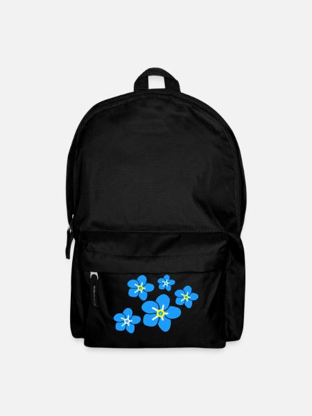 Forget me not flower2 - Backpack - black