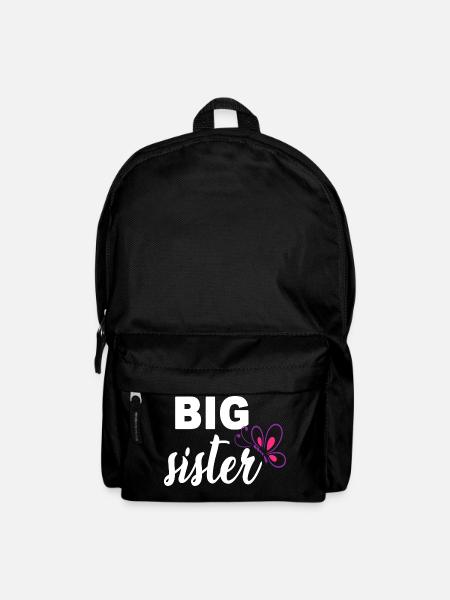 große Schwester - Rucksack - Schwarz