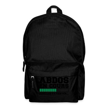 abdos en cours veuillez patienter, musculation - Sac à dos - noir - Devant