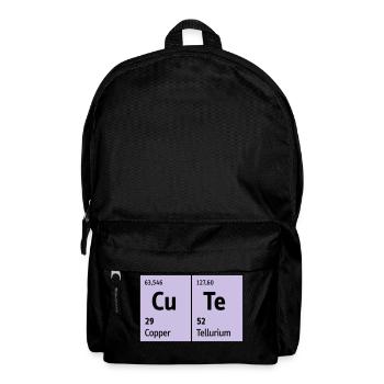 Periodensystem der Elemente CuTe süß niedlich nett - Rucksack - Schwarz - Vorne