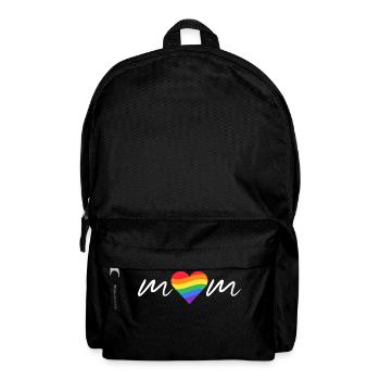 mom lesbian Gay Pride LGBTQ Queer - Rucksack - Schwarz - Vorne