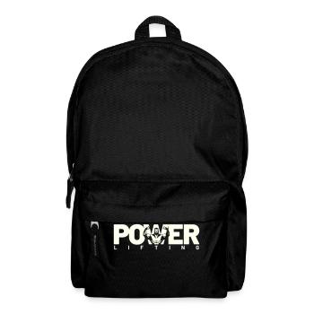 power lifting blanc - Sac à dos - noir - Devant