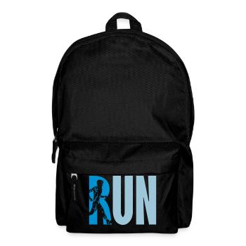 Logo Run Training - Rucksack - Schwarz - Vorne