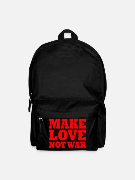 Make love not war - Backpack - black