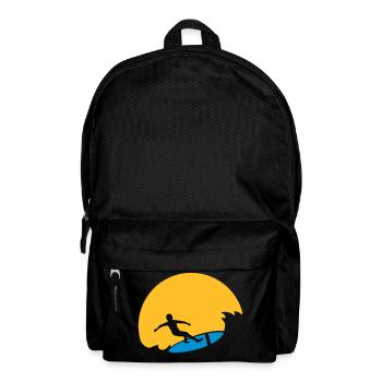 Sun Wave Surfer - Backpack - black - Front
