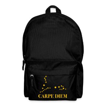 Carpe Diem use the day constellation Pisces Horoscope - Backpack - black - Front