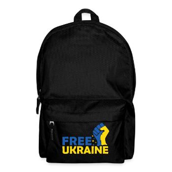Free Ukraine - Rucksack - Schwarz - Vorne