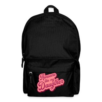 Génial comme ma fille - Sac à dos - noir - Devant
